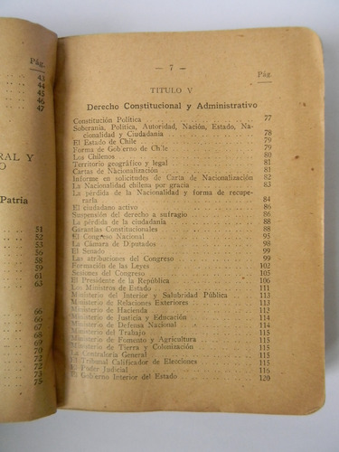 Manual Carabineros De Chile 1era Ed. 1935 Texto Estudio (Usado)