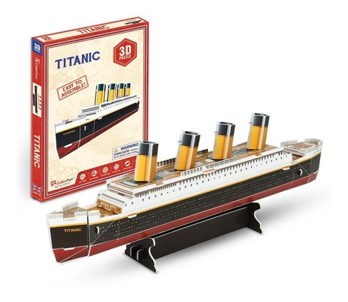 Titanic Barco Pequeño Modelo Puzzle 3d30 Piezas Rompecabezas