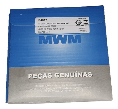 Pistão + Anel Jacto Pulverizador Ciber Vibro-acabadora