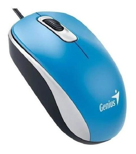 Mouse Dx110 Alámbrico Usb Azul Genius