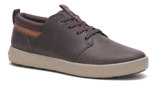 Zapatilla Cuero Hombre Proxy Lace Café Cat