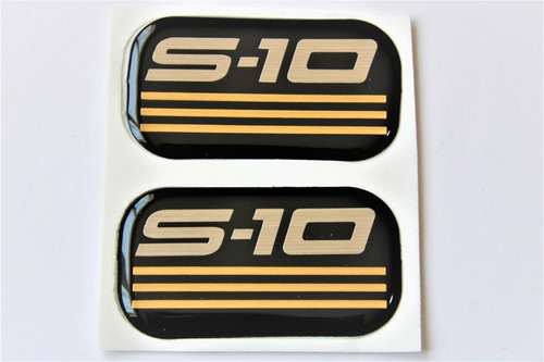 Emblemas S-10 Camioneta Chevrolet Par Logo S10 