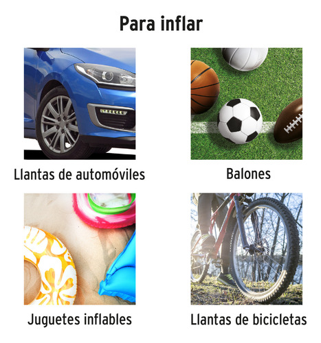 Compresora Portátil Para Llantas, 12v, Con Maletín, Truper