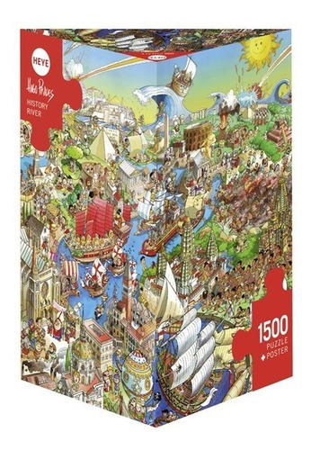 Puzzle 1500 Pz - History River Prades - Heye 29890