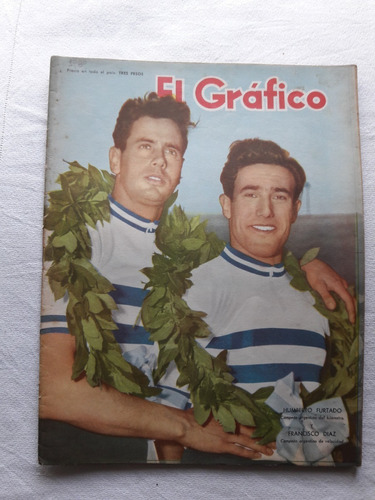 Revista El Gráfico Nº 1989 Año 1957 Furtado Diaz Atletismo