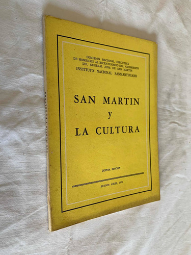 San Martin Y La Cultura Jose Torre Revello Pacifico Otero