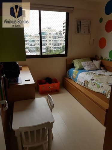 Imagem 1 de 15 de Apartamento 4 Quartos Para Venda Em Rio De Janeiro, Barra Da Tijuca, 4 Dormitórios, 1 Suíte, 4 Banheiros, 2 Vagas - 4014_1-810304