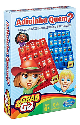 Jogo De Mesa Adivinha Quem? Grab Go Hasbro Português