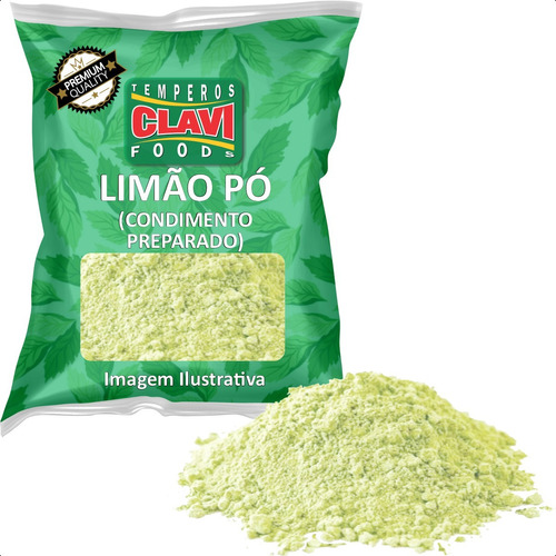 Limão Em Pó 1kg Alta Qualidade (condimento Preparado)