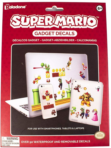 Calcomanías Super Mario Bros
