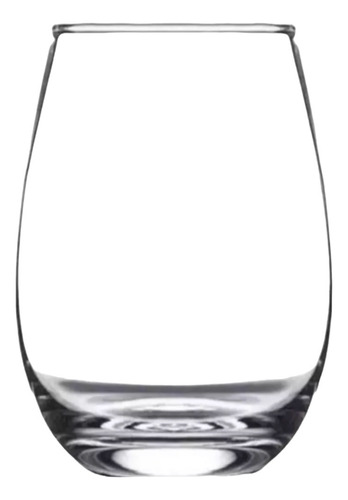 Vaso Mikonos Cristar Copon Copa Sin Tallo 460ml Color Transp