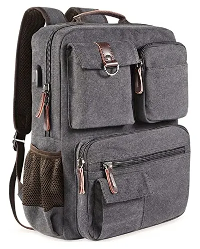 Mochila sale lona mujer