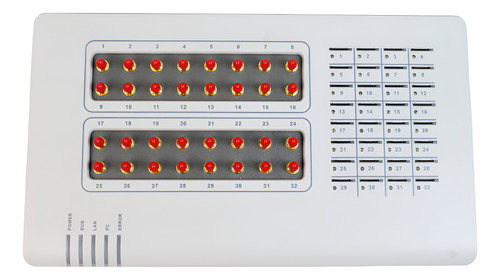 Chipeira Voip Gsm Gateway 32 Canais Chips Hybertone Goip-32