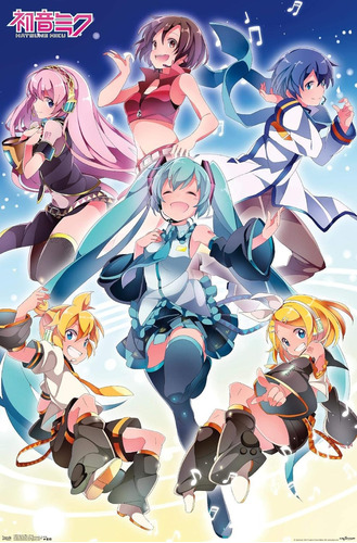 Hatsune Miku Vocaloid Poster 55135 60x90 Kagamine Rin Y Len 