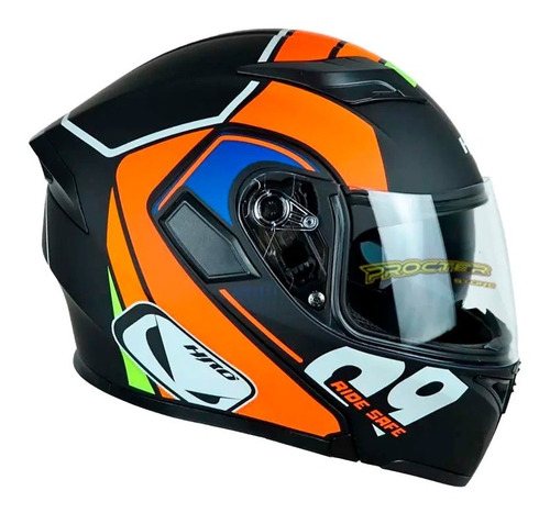 Casco Abatible Doble Visor Certificado Hro Mujer Hombre