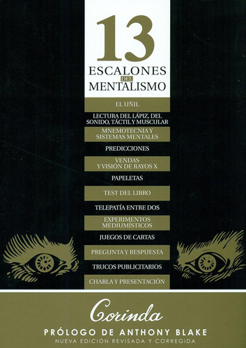 Libro: 13 Escalones Del Mentalismo (spanish Edition)