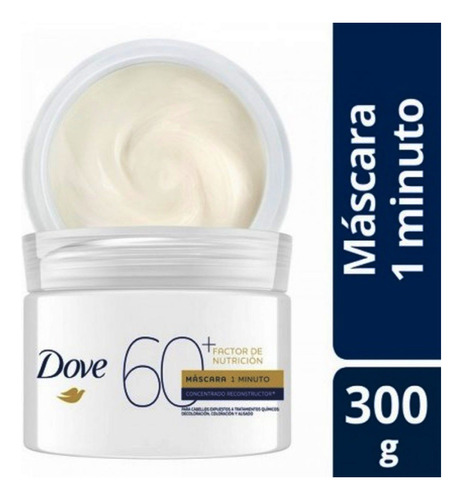 Máscara Dove 1 Minuto Factor De Nutrición 60 300g Dove