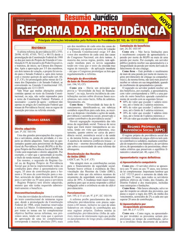 Libro Resumao Juridico Reforma Da Providencia De Chamon Omar