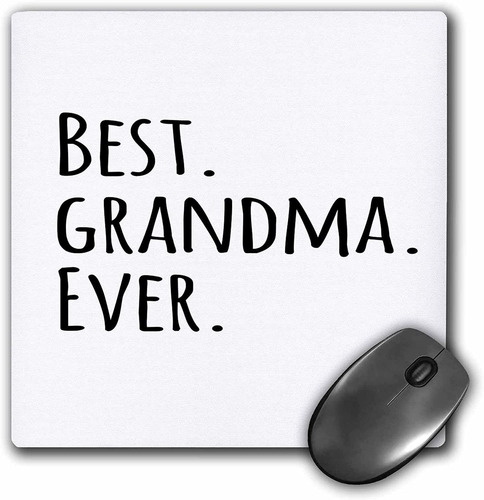 Mouse Pad Frase Mejor Abuela De Todas 8 X 8 Pulgadas