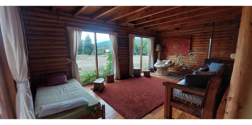 Acogedora Casa Rústica Tipo Bariloche, 3d-estar-2b Ñancul