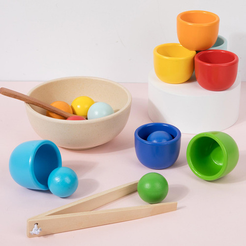 Bolas De Arcoíris En Tazas, Juguetes, 7 Colores