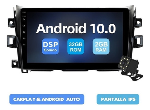 Estéreo Carplay Ram 2gb For Nissan Np300 Frontier 2016-2022