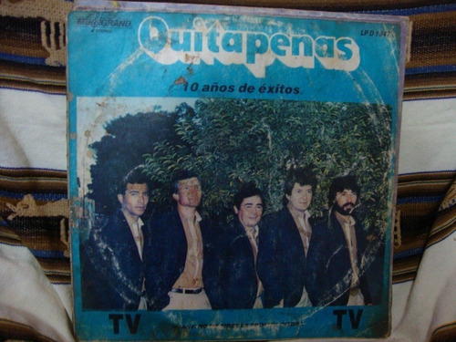 Vinilo Quitapenas 10 Años De Exitos C3