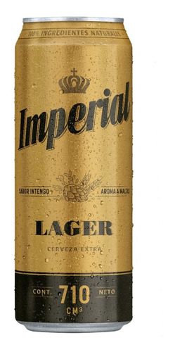 Cerveza Imperial Lager Lata 710cc. X 12u