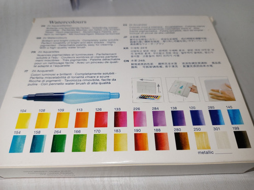 Imagen 6 de 8 de Acuarelas Profesionales Faber Castell Con Waterbrush