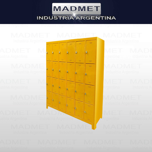 Locker Bolsero Metálico 24 Prts Z/gratis Colores A Elección