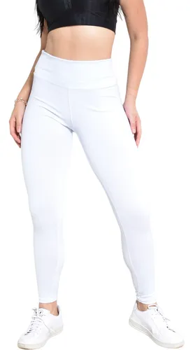 Legging branca best sale transparente