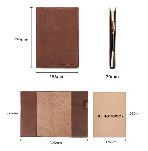 . De Funda Protectora Retro De Piel For Libros Con Soporte