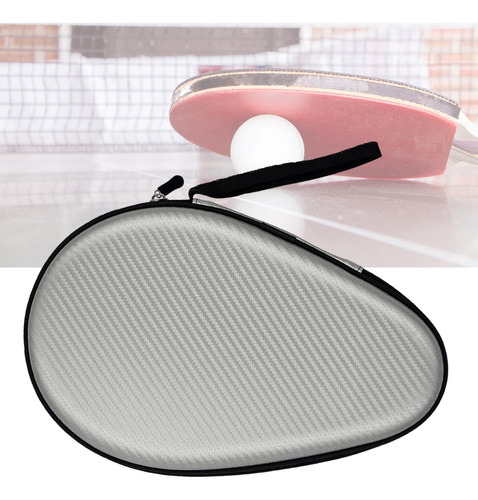 Estuche Multifunción Para Raqueta De Tenis De Mesa Plata