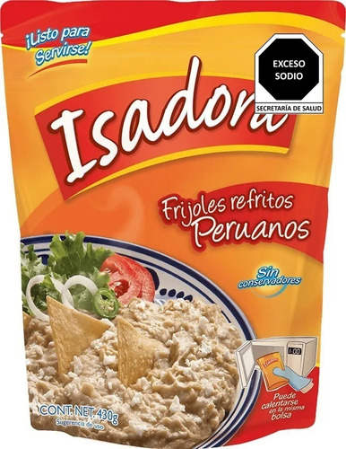 Caja Frijol Peruano Isadora De 430 Grs Con 24 Piezas