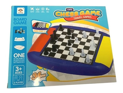 Juego De Mesa Ajedrez 23 Cm Plastico