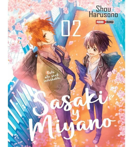 Sasaki Y Miyano N.2: Sasaki Y Miyano, De Shou Harusono. Serie Sasaki Y Miyano Vol. 2, Editorial Panini, Tapa Blanda En Español