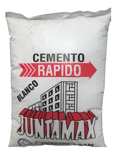 Cemento Rápido Blanco Juntamax X 5 Kg