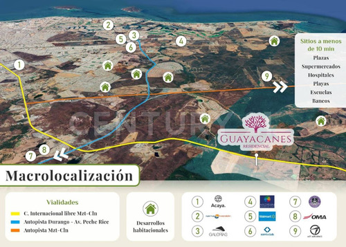 Terrenos De Inversion En Venta En Mazatlán, Residencial Guayacanes