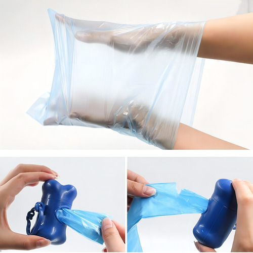 Dispensador Bolsas Heces Perros Mascotas Huesito 2 Piezas