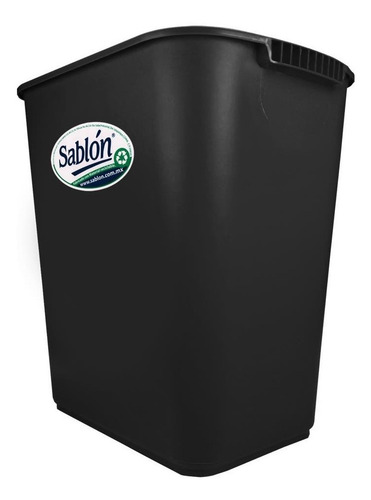 Bote de basura Sablón JUMBO 26Lnegro 2 unidades