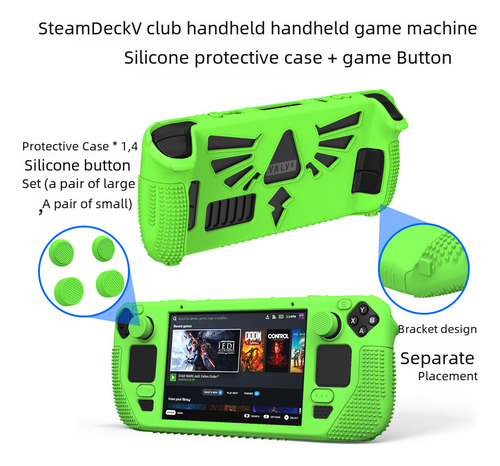 Funda Protectora De Silicona Para Steam Deck V Handhelds