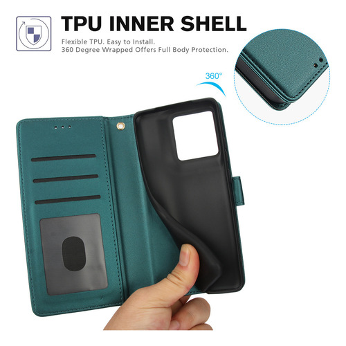 Funda De Piel Tipo Cartera Para Samsung Galaxy M23 M13 M32 M40 M10