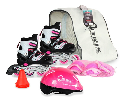 Kit De Patines Ajustable Talla M (33-36) Qmax