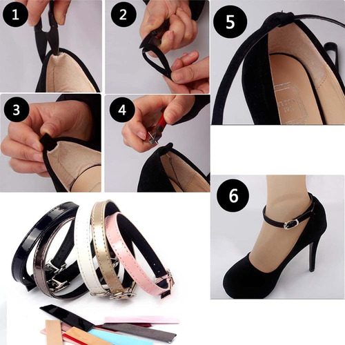 1 Par De Correas De Zapatos De Tacón Alto Para Mujer, Antide