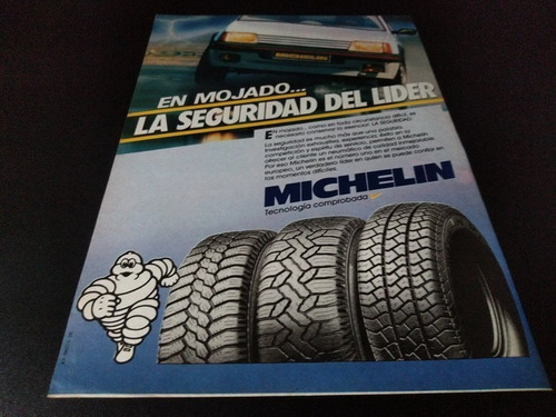 (pe084) Publicidad Clipping Neumaticos Michelin * 1986