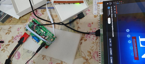 Pantalla Portatil 14 Pulgadas Con Controlador Con Hdmi Y Vga