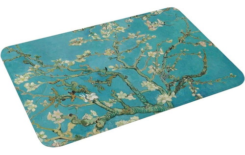 Xtrnly Van Gogh Almond Blossoms Alfombras De Baño Mats Oil P