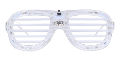 Lentes Con Luces Led Luz Cotillon Luminoso 3 Funciones