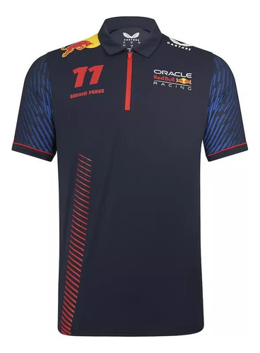 Nuevo Camiseta Checa Pérez De Fórmula 1 Red Bull Polo Team