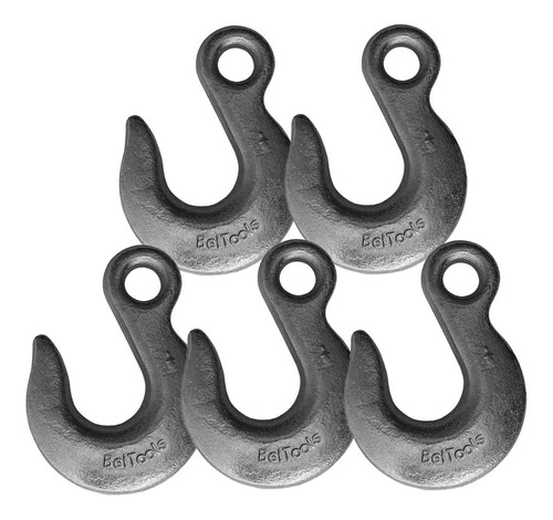 Kit C/ 5 Gancho Olhal Aço Galvanizado 3/8 Beltools